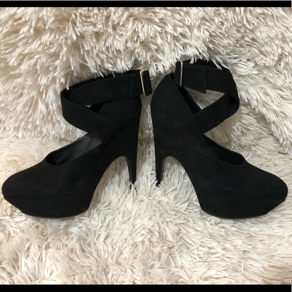 Ysl yves Saint laurent heel ankle suede leather - Picture 2 of 8
